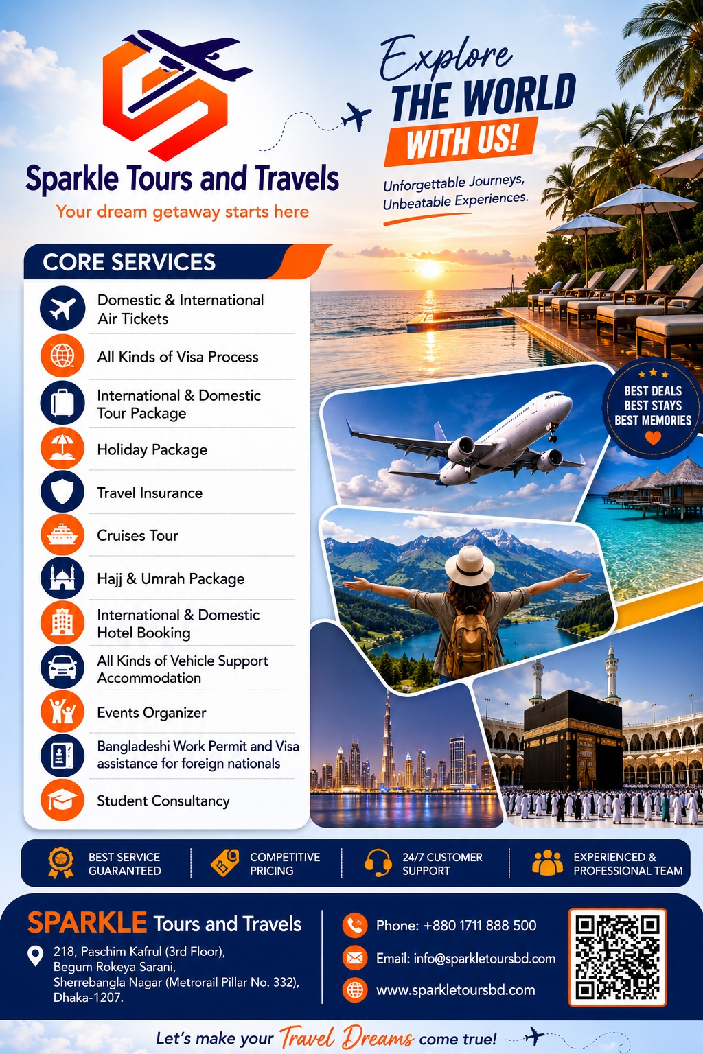 Sparkle Tours service poster